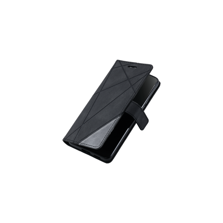 Preklopna torbica (WLGO-Lines) za Xiaomi 14T, črna