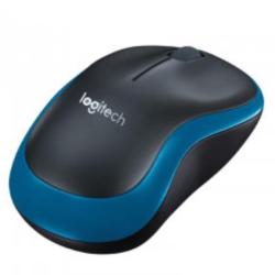 Logitech M185 brezžična optična miška, modra_1