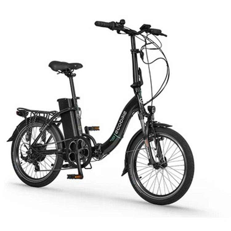 Električno zložljivo kolo Ecobike Even 17,5Ah/630Wh, črn