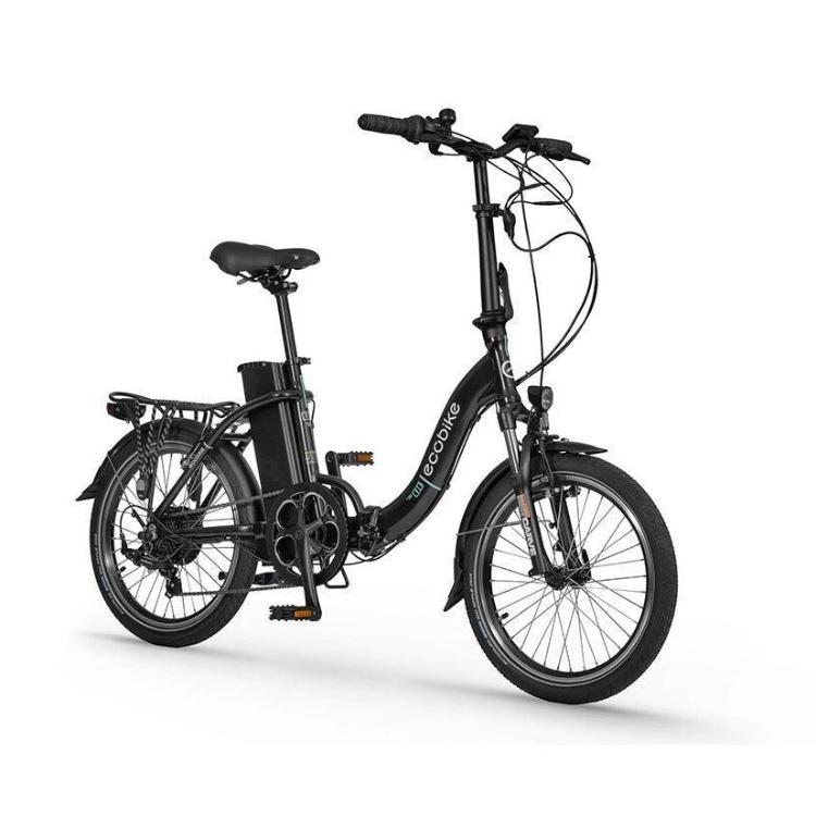 Električno zložljivo kolo Ecobike Even 17,5Ah/630Wh, črn