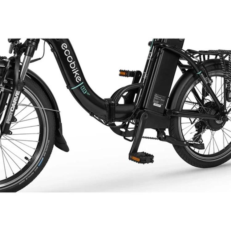 Električno zložljivo kolo Ecobike Even 17,5Ah/630Wh, črn