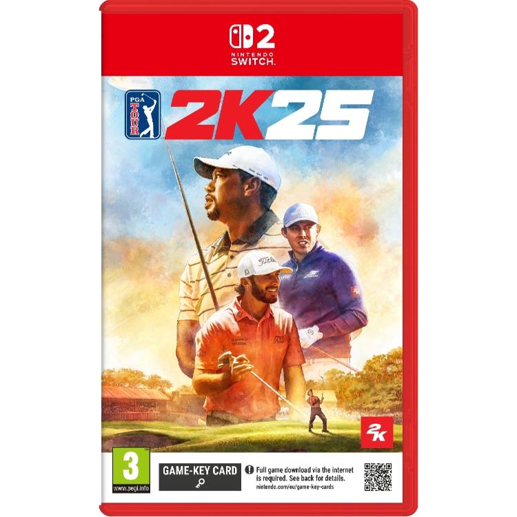 PGA TOUR 2K25 za Nintendo Switch 2 prinaša realistično golfsko izkušnjo z uradnimi turnirji, profesionalnimi igralci in podrobno simulacijo igre na vrhunskih igriščih.