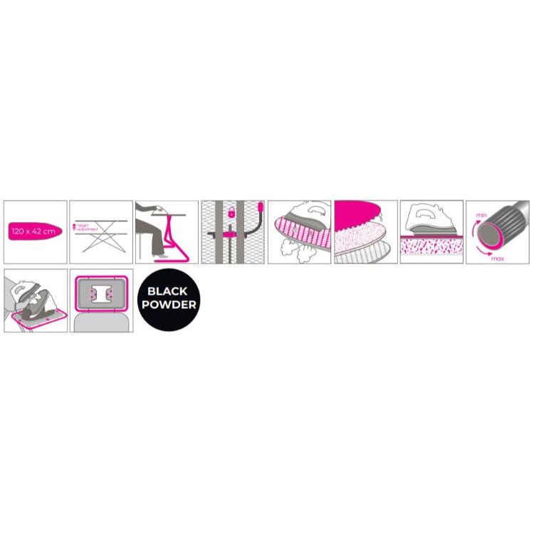 Likalna deska TEXELL TIB-232T, 120 x 42 cm