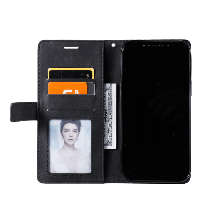 Preklopna torbica za Samsung Galaxy Xcover 7 Pro (WLGO-Lines), črna