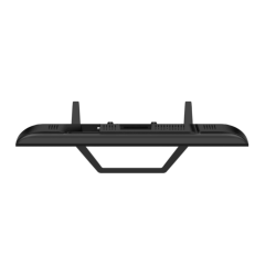  Zgornji pogled na televizor Tesla z dvema nogama in prezračevalnimi odprtinami.