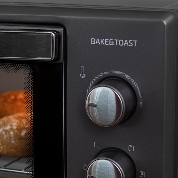 Mini pečica Cecotec Bake&Toast 2800, črna