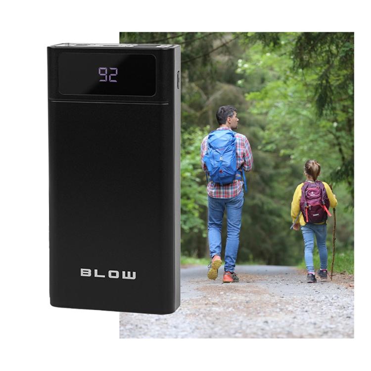 BLOW Power bank PB40A, 40.000mAh, Polymer baterija, QuickCharge 3.0, LED, Type-C_4