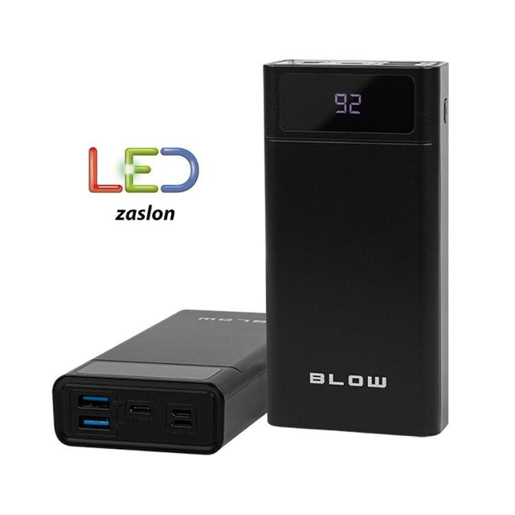 BLOW Power bank PB40A, 40.000mAh, Polymer baterija, QuickCharge 3.0, LED, Type-C_5
