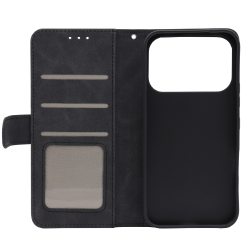 Modra preklopna torbica za Honor 600 Pro z magnetnim zapiranjem, notranjim TPU ohišjem, režami za kartice in funkcijo stojala nudi celovito zaščito in praktično uporabo.