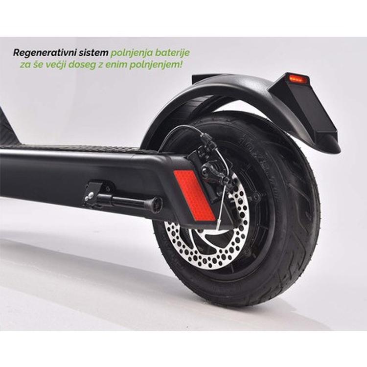 Električni zložljiv skiro MS Energy e21, 10", LED osvetlitev, črn-3