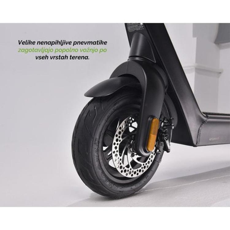 Električni zložljiv skiro MS Energy e21, 10", LED osvetlitev, črn-1