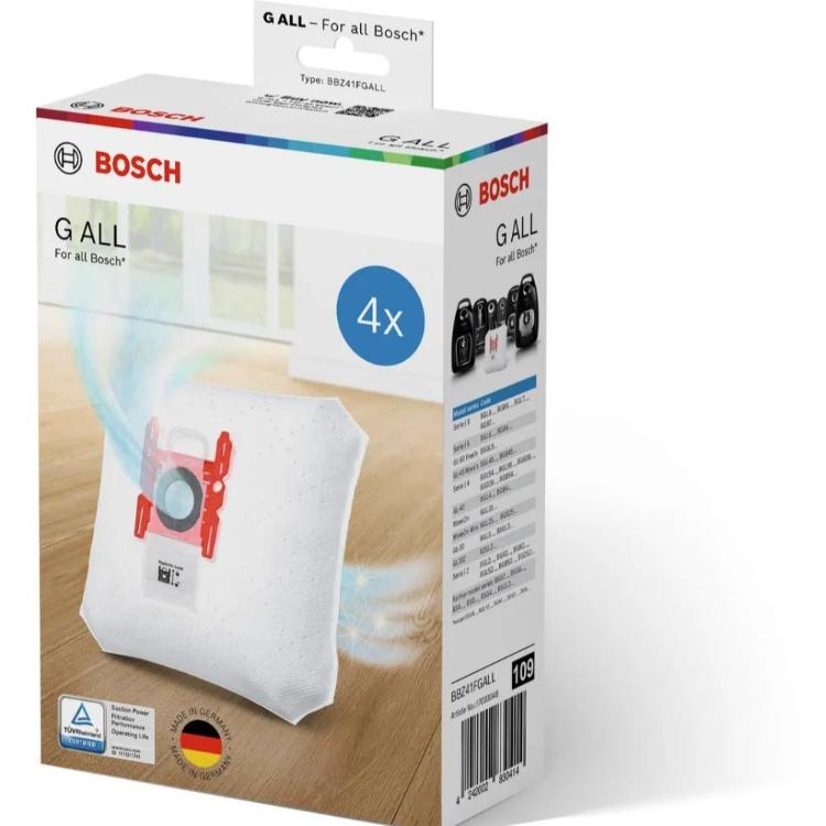 VREČKE ZA SESALNIK BOSCH BBZ41FGALL, 4 KOM