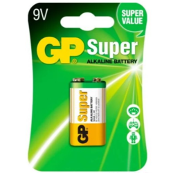 Baterija GP Super 6LR61, alkalna, 9V, 1 folija