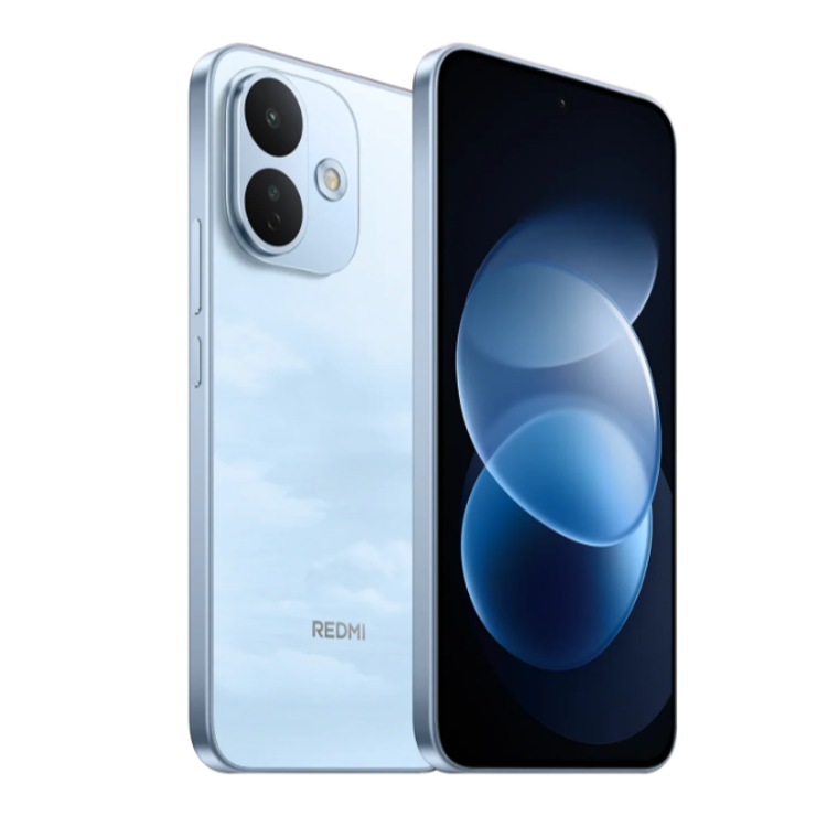 Xiaomi Redmi Note 17 PRO MAX 5G 8/256GB, svetlo moder Redmi telefon, sprednji in zadnji pogled, dvojna kamera. Pošljite povratne informacije o storitvi BizChat
