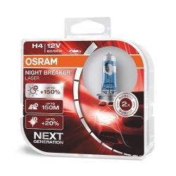 Žarnica H4 12V 60/55W night breaker laser gen2 + 150 duo pack Osram