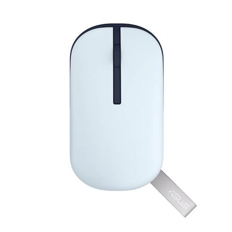 Brezžična miška Asus Marshmallow Mouse MD100, quiet blue in solar blue
