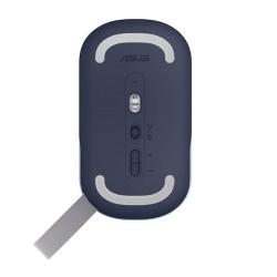 Brezžična miška Asus Marshmallow Mouse MD100, quiet blue in solar blue