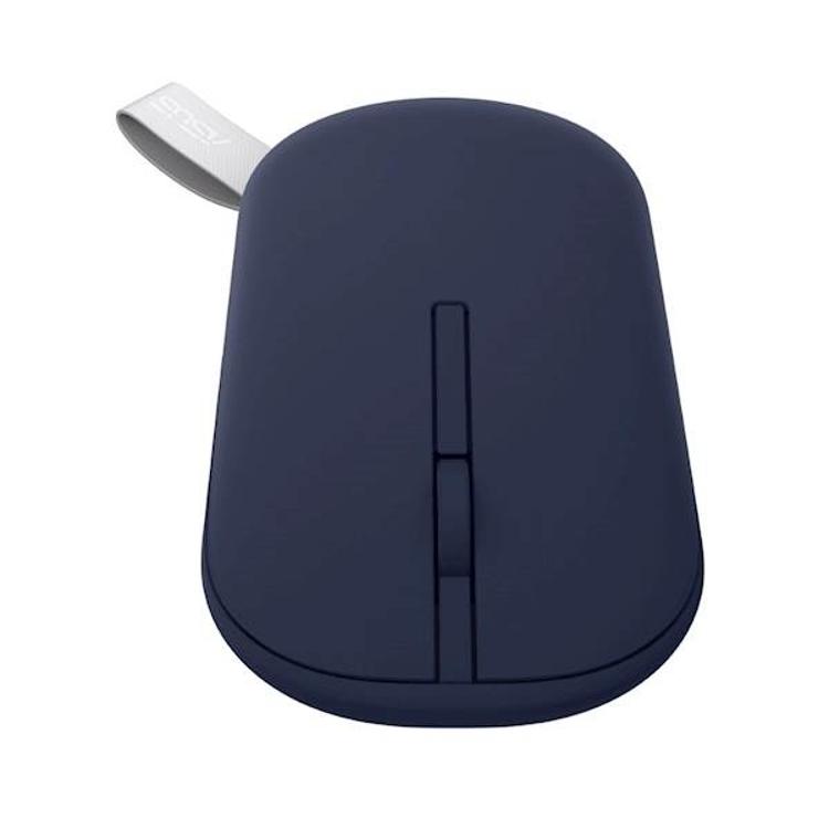 Brezžična miška Asus Marshmallow Mouse MD100, quiet blue in solar blue