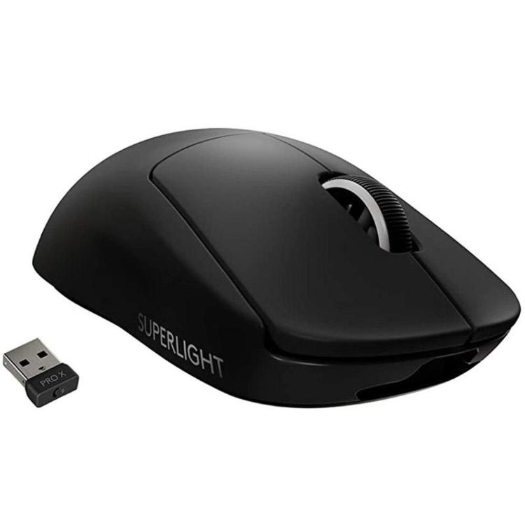 Brezžična optična miška Logitech G PRO X Superlight, gaming, črna