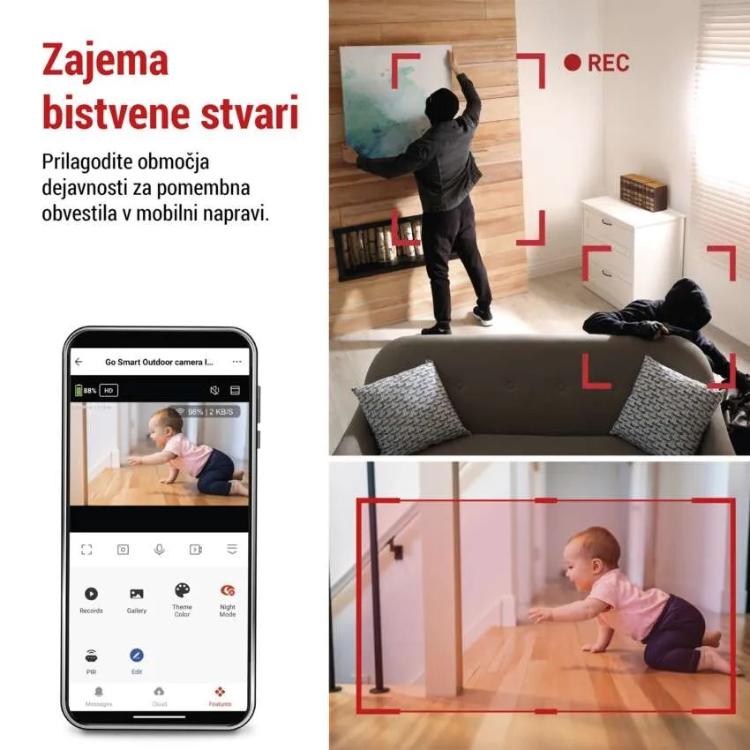 Vrtljiva kamera GoSmart IP-220W, z WiFi