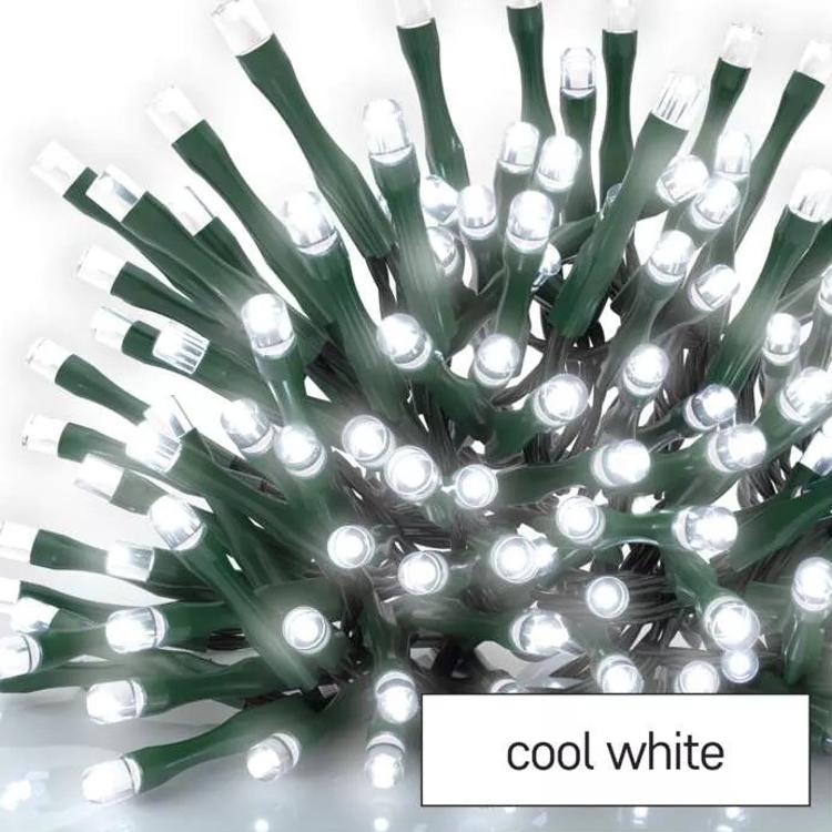 Božična veriga 240 LED, 24 m, notranji, hladna bela, programi_1