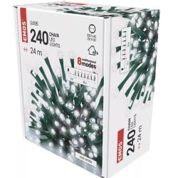 Božična veriga 240 LED, 24 m, notranji, hladna bela, programi_3