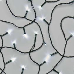 Božična veriga 240 LED, 24 m, notranji, hladna bela, programi