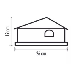 LED božične jaslice lesene, 19 cm, 3x AA, notranje, topla bela, časovnik_2