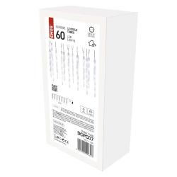 Božična girlanda Emos, LED, 12x ledena sveča, 3,6 m, zunanja in notranja, hladna