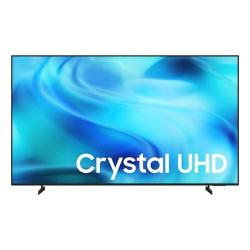 Samsung Crystal UHD 65" TV UE65U7022HU s prikazom modrega abstraktnega ozadja in napisom Crystal UHD.