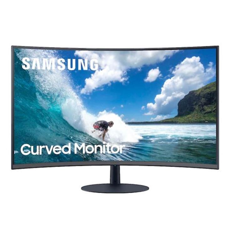Samsung monitor C27T550FDRXEN 27", VA, Curved, 16:9, 1920 x 1080, HDMI, DP