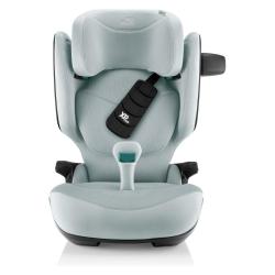 Otroški avtosedež Britax Römer v svetlo modri barvi z varnostnim pasom