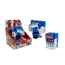 Igralni set Super Wings Paul Drink Machine s transformirajočo figuro Paul in avtomatom za pijačo, primeren za otroke 3+.