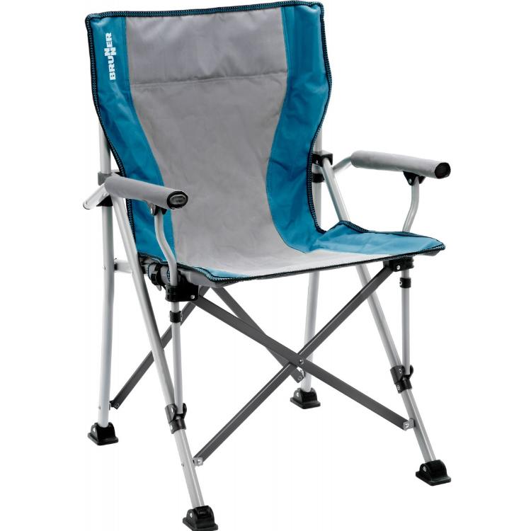 Stol za kampiranje Brunner RAPTOR CLASSIC, modro siv