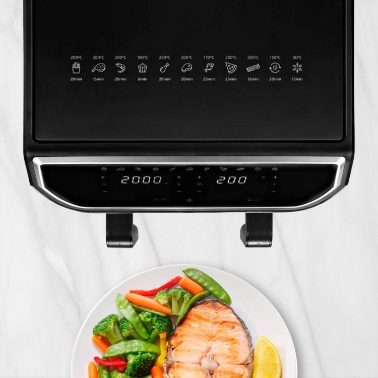 Digitalni zračni cvrtnik z dvojno posodo Ufesa 9L Thunder 1700W