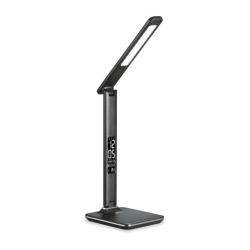 Usnjena namizna LED-svetilka Platinet PDLU13, črna_1