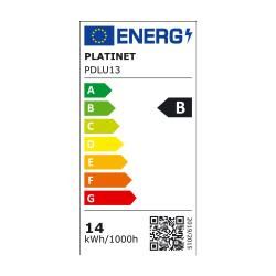 Usnjena namizna LED-svetilka Platinet PDLU13, črna_3