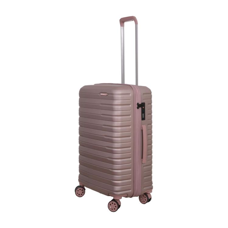 Potovani kovček Ornelli Perle, rose gold, medium (28025)