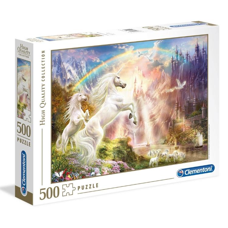 Sestavljanka Clementoni High Quality Collection- Sunset unicorns 35054, 500 kosov_1