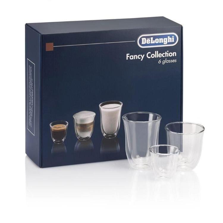 6-delni komplet skodelic za kavo De'Longhi Fancy Collection DLSC302