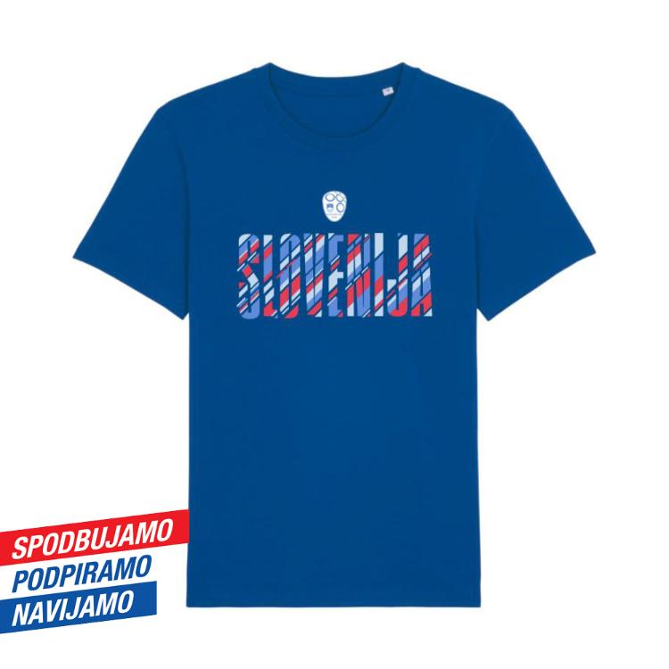 Majica NZS Slovenija, moška, modra, velikost