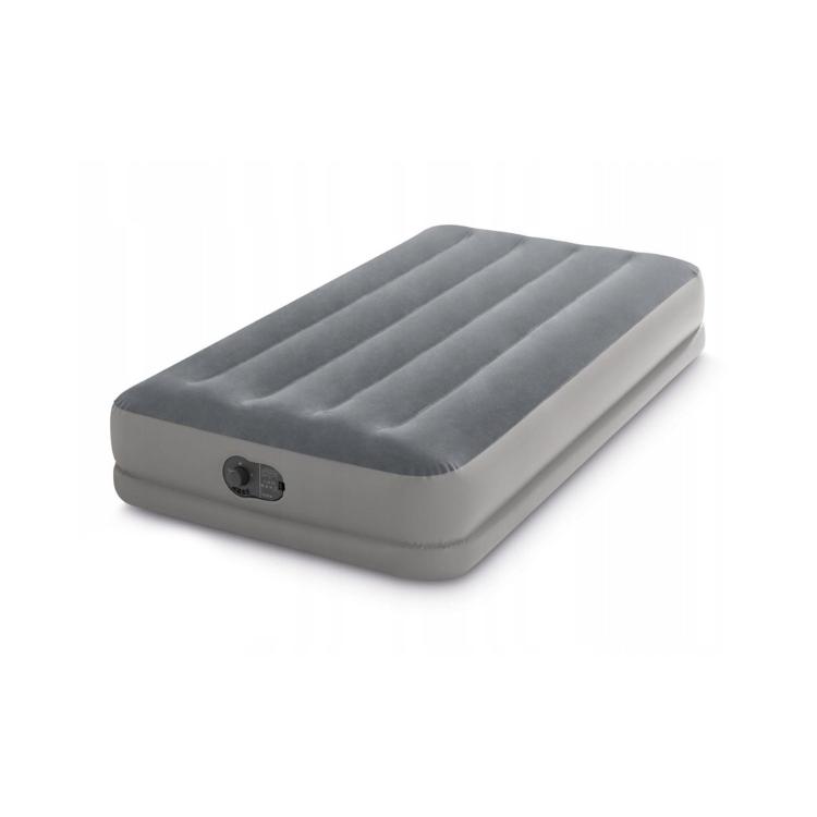 Napihljiva postelja Intex Twin Dura-Beam Prestige Mid-Rise 64112,  99 x 191 x 30 cm, USB zračna črpalka
