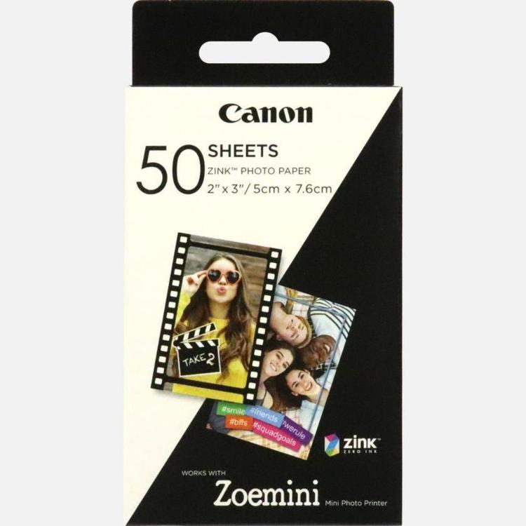 Papir CANON ZINK foto, 50 listov, za fotoaparate in tiskalnike Zoemini_1