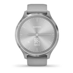 hibridna pametna ura, Garmin Vivomove 3, 44 mm, GPS, silver-grey (srebrno-siva)_1