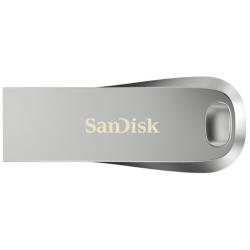  USB ključ SanDisk 64GB, USB-C, USB-A, Ultra Dual LUXE, 3.1, srebrn, kovinski