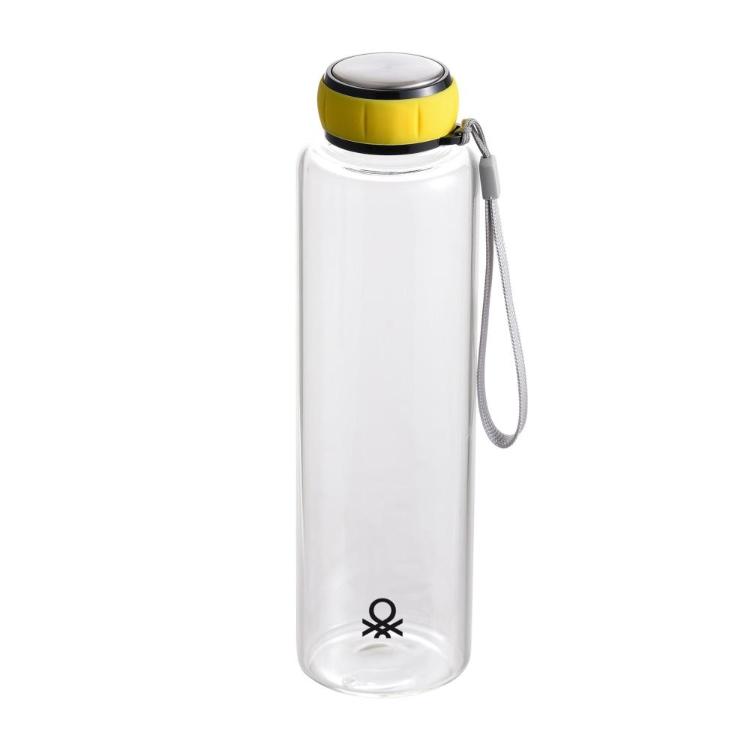 Steklenica za vodo Benetton be-0302 rainbow, 550 ml, rumena