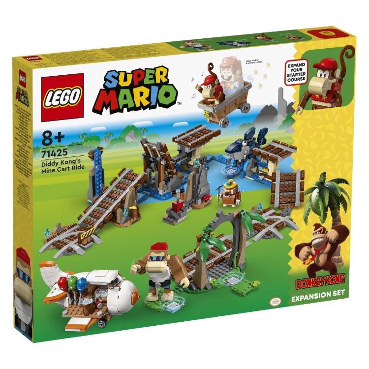 Lego Super Mario Razširitveni komplet Diddy Kongova vožnja z rudniškim - 71425