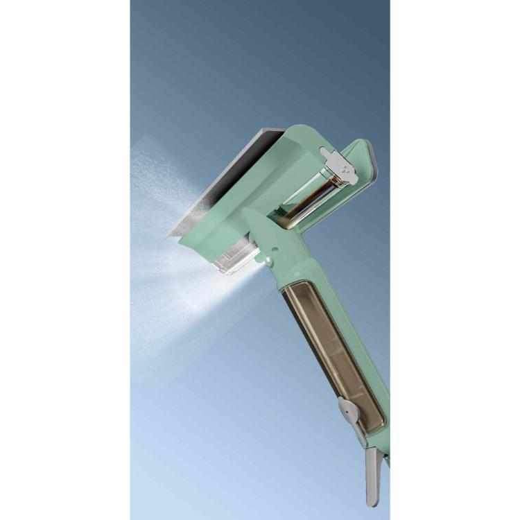 Podrobni prikaz glave čistilca oken z razpršilnim mehanizmom.