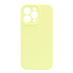 Silikonski ovitek (liquid silicone) za Apple iPhone 13 Pro, N-Soft, kremna