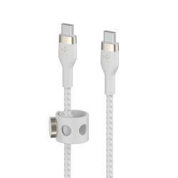 USB kabel Belkin BOOST CHARGE, USB-C, 60W, 2m, bela